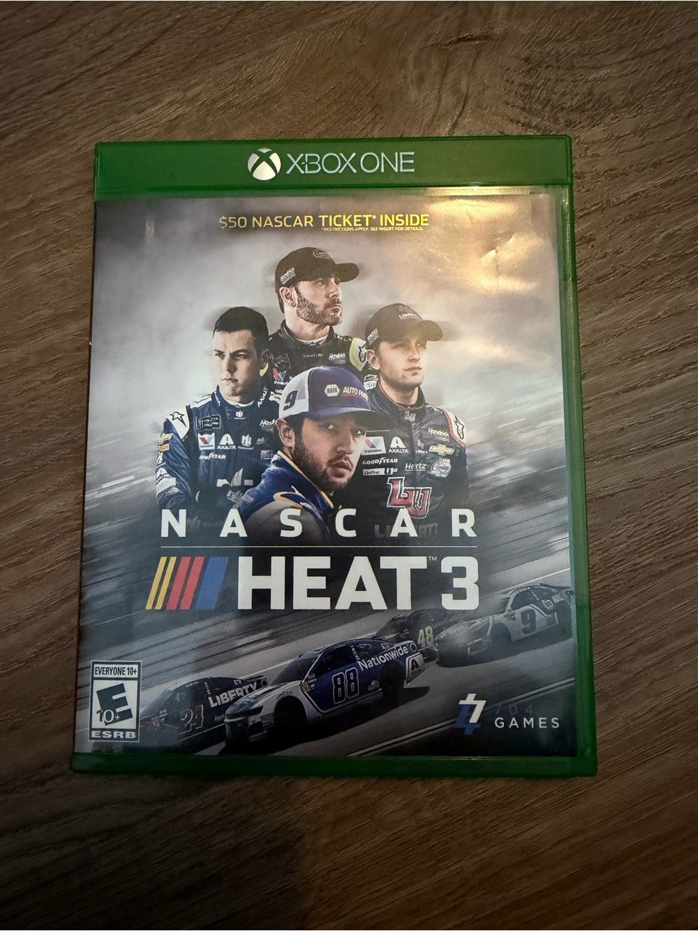 Microsoft Xbox One NASCAR Heat 3 - Green Case